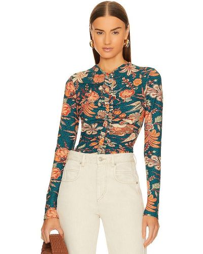 Ulla Johnson Wren Top - Bleu