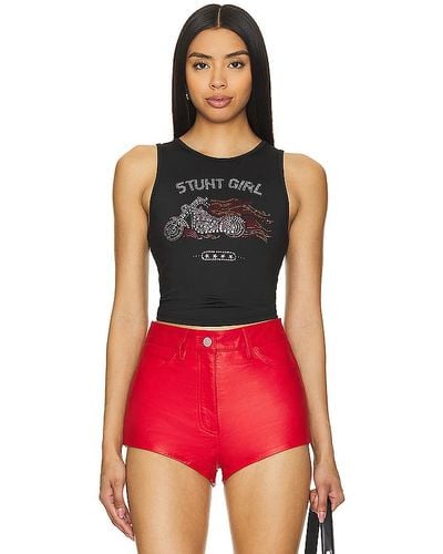 Urban Outfitters Camiseta tirantes stunt girl - Rojo