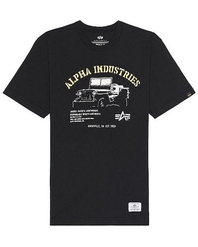 Alpha Industries Jeep Tee - Noir