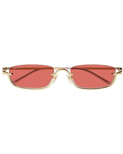 Gucci SONNENBRILLE UPSIDE DOWN - Rot