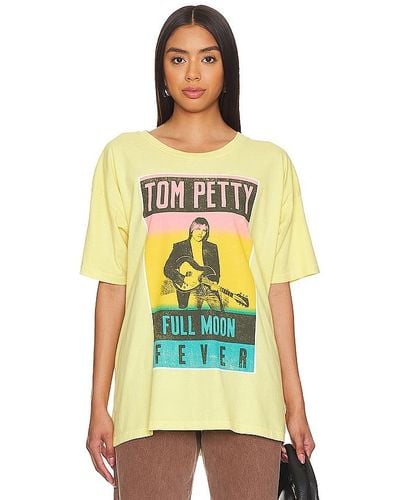 Daydreamer Tom Petty Full Moon Fever Tee - Yellow