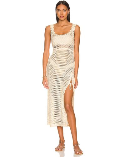 Camila Coelho Athena Crochet Dress - ホワイト