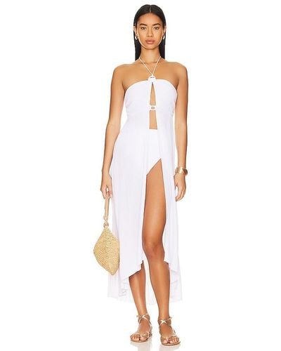 Lovers + Friends Catcha Breeze Maxi Top - White