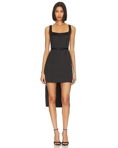 Alexis Montella Mini Dress With Cape - Black