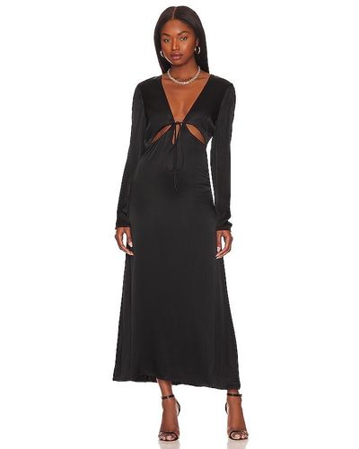 Bardot Denver Cut Out Midi Dress - Black