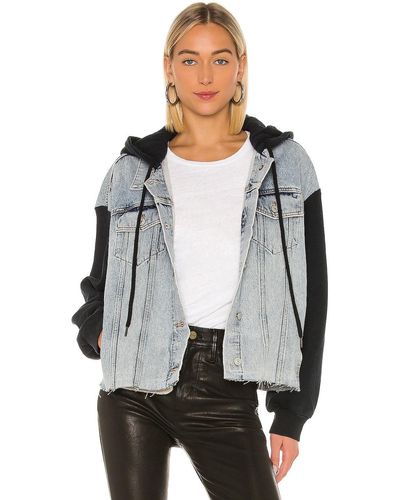 AllSaints Milena Hooded Jacket. Size Xs/s. - グレー