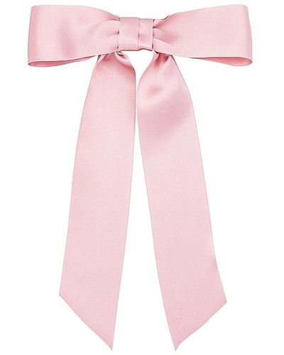 Jennifer Behr Virginia Bow Barrette - Pink