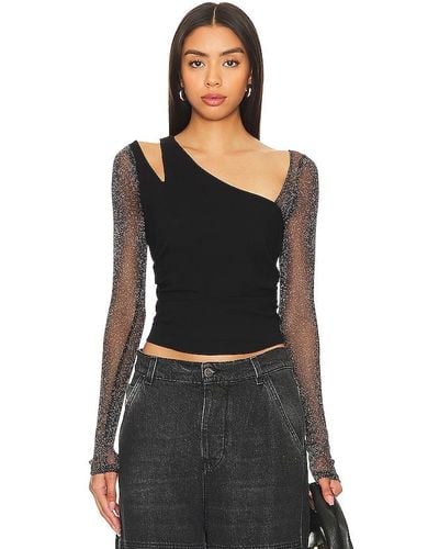 Free People X revolve janelle layered top - Negro