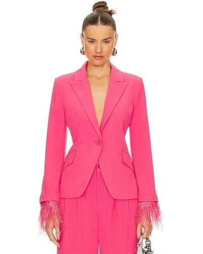 Central Park West CUFF JACKET DAISY - Pink