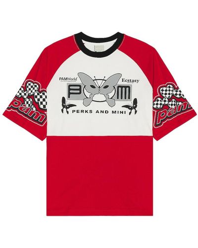 P.a.m. Perks And Mini Racer Contrast Tee - レッド