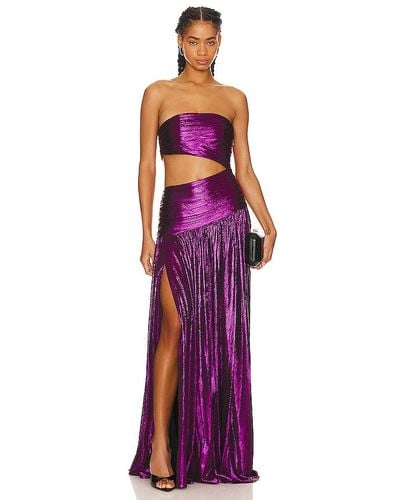 retroféte Kenna Dress - Purple
