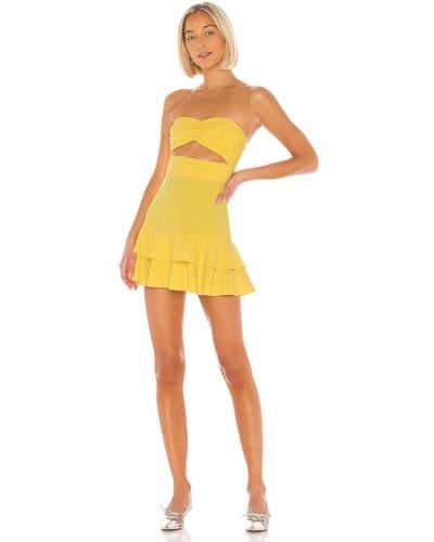 Nbd X Naven Lauren Dress - Yellow