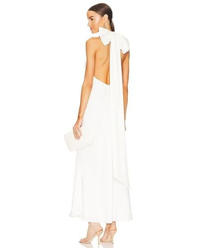 Misha Collection X Revolve Evianna Satin Gown - White