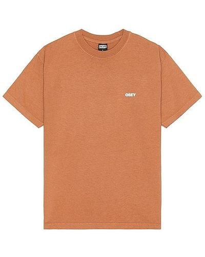 Obey Camiseta - Naranja