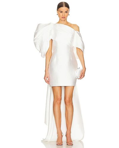 Solace London Ula Mini Dress - White