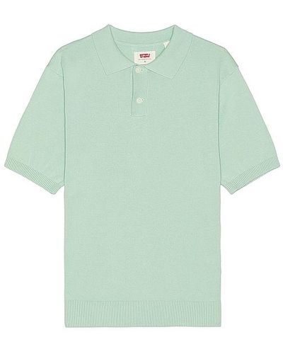 Levi's Jumper Knit Polo - Green