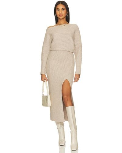 Line & Dot Alta Sweater Dress - ナチュラル