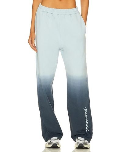 Fiorucci Ombre Squiggle Logo Oversized Sweatpants - Blue