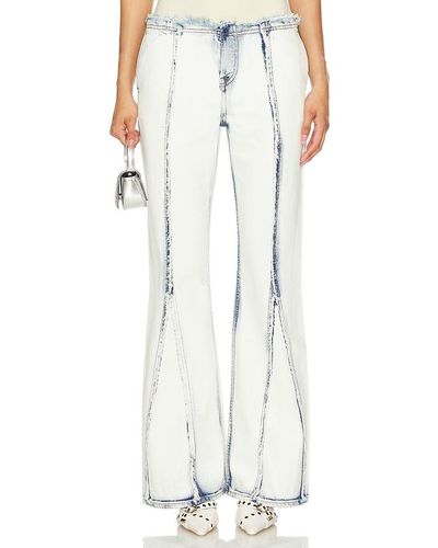 h:ours Calista Pant - White