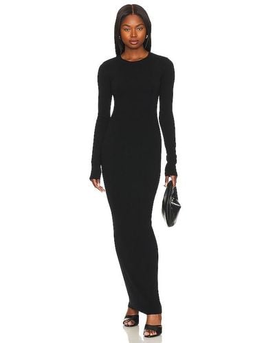 Cotton Citizen Verona Crewneck Maxi Dress - Black