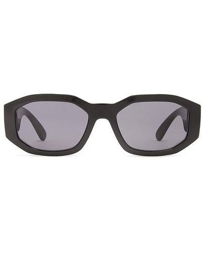 Versace Biggie Oval Sunglasses - Black