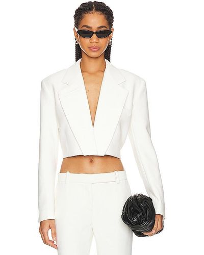 Smythe BLAZER CUT OFF - Weiß