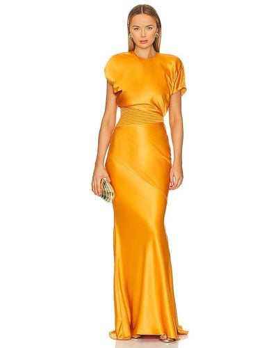 Zhivago Bond Gown - Orange
