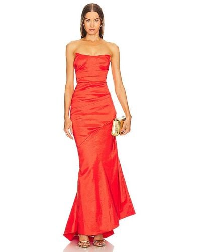 Michael Costello X Revolve Bette Gown - Red
