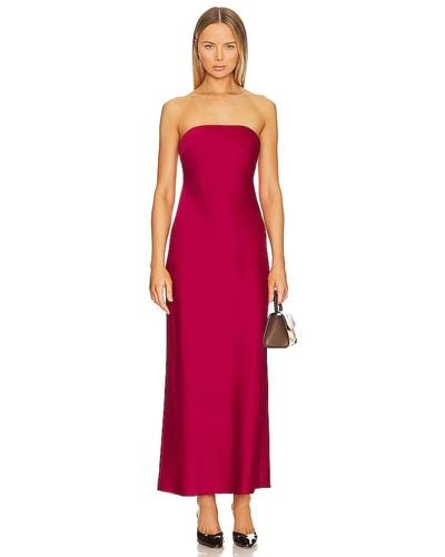 Significant Other Esme Strapless Maxi Dress - Red