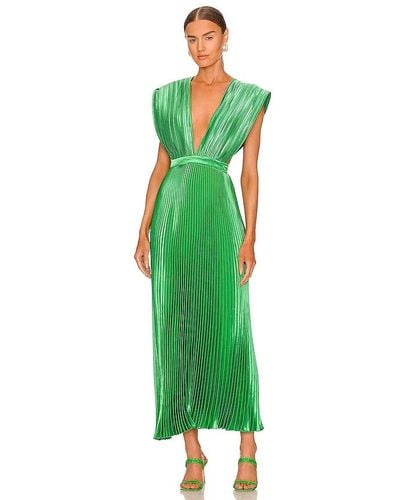 L'idée Gala Midi Dress - Green