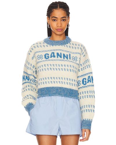 Ganni セーター - ブルー