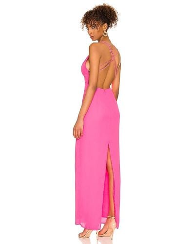 superdown Lucinda Strappy Maxi Dress - Pink