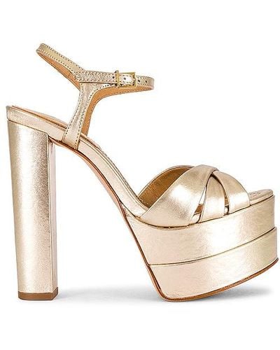 SCHUTZ SHOES Keefa High Platform - Metallic