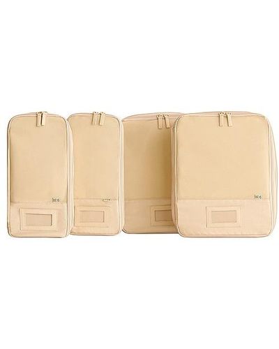 BEIS The Compression Packing Cubes 4pc - Natural