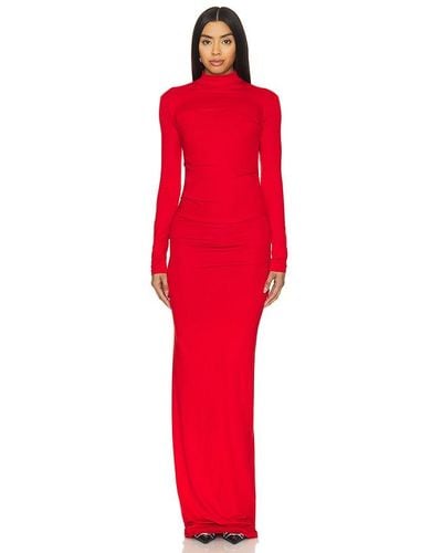 Lado Bokuchava Flame Dress - Red
