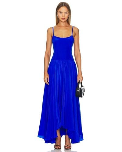 Azeeza Odette Midi Dress - Blue