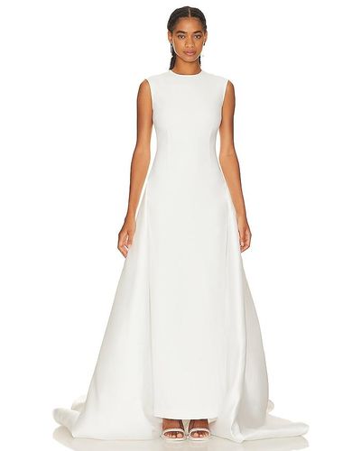 Solace London Flor Maxi Dress - White