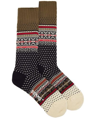 Beams Plus Nordic Socks - ブラック