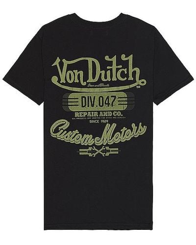 Von Dutch Custom Motors Graphic Tee - Black