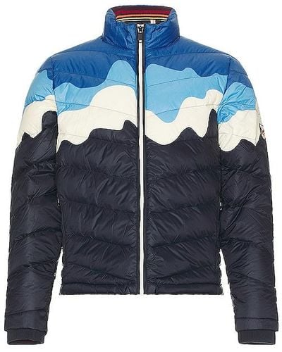 Marine Layer Archive Scenic Puffer Jacket - Blue
