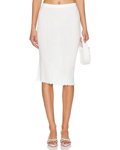 MAJORELLE Lottie Skirt - White