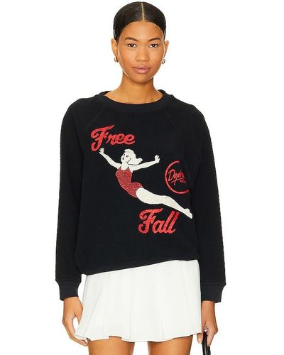 Daydreamer Free Fall Reverse Sweatshirt - Black