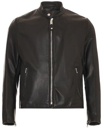 Schott Nyc Retro Racer Jacket - ブラック