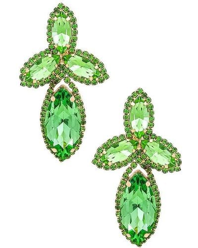 8 Other Reasons Open Arms Earrings - Green