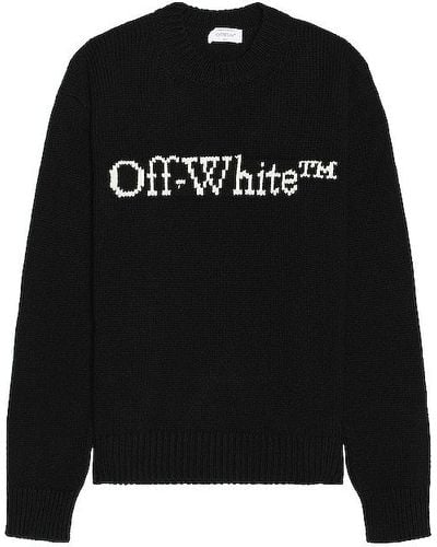 Off-White c/o Virgil Abloh Big Bookish Chunky Knit - Black