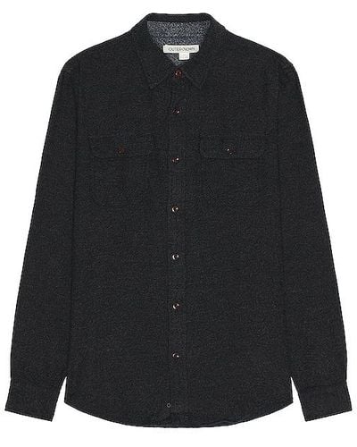 Outerknown Transitional Flannel Shirt - Black