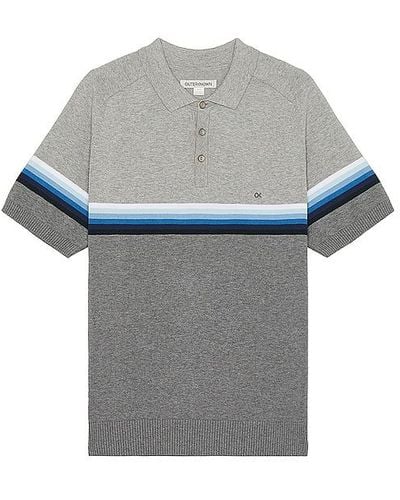 Outerknown Nostalgic Short Sleeve Sweater Polo - Multicolor