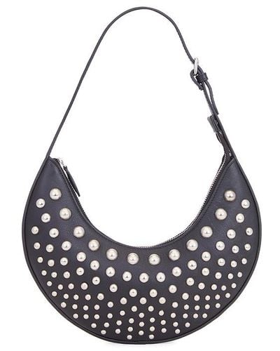 Urban Outfitters Studded Moon Bag - Grey