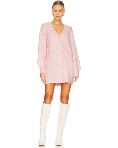 MAJORELLE Rishelle Embellished Sweater Dress - ピンク