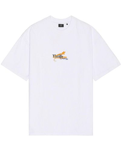 Thrills Earthdrone Tシャツ - ホワイト